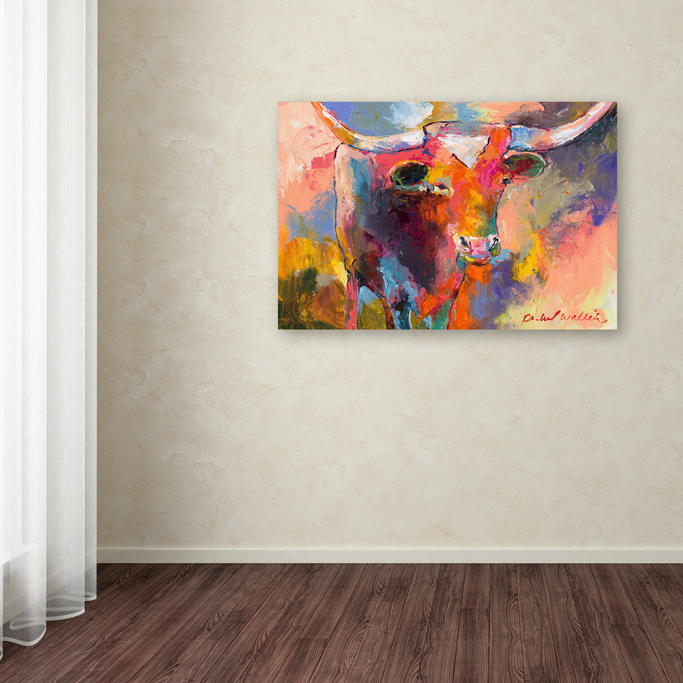 Richard Wallich 'Steer' Canvas Art, 32 x 22