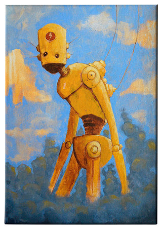 Epic Graffiti "In The Clouds" Giclee Canvas Wall Art, 26"x40"