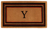 Esquire Monogram Doormat, Extra-Thick 2'x3', Letter Y