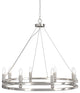 Ashland 8-Light Statement Round Nickel Chandelier