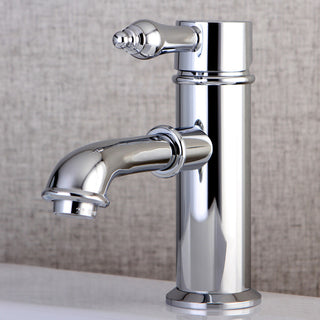 Single-Handle Bathroom Faucet, Brass Pop-Up, Polished Chrome