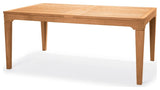 13-Piece Outdoor Teak Dining Set: 122" Rectangle Table, 12 Surf Folding Chairs