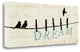 "Birds On A Wire - Dream" By Alain Pelletier, Giclee on Gallery Wrap Canvas