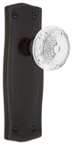 Prairie Plate Single Dummy Crystal Meadows Knob, Timeless Bronze, PRACME