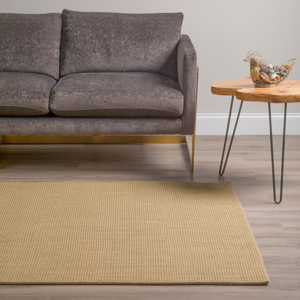 Monaco Sisal MC100 Gold 4' x 4' Octagon Rug