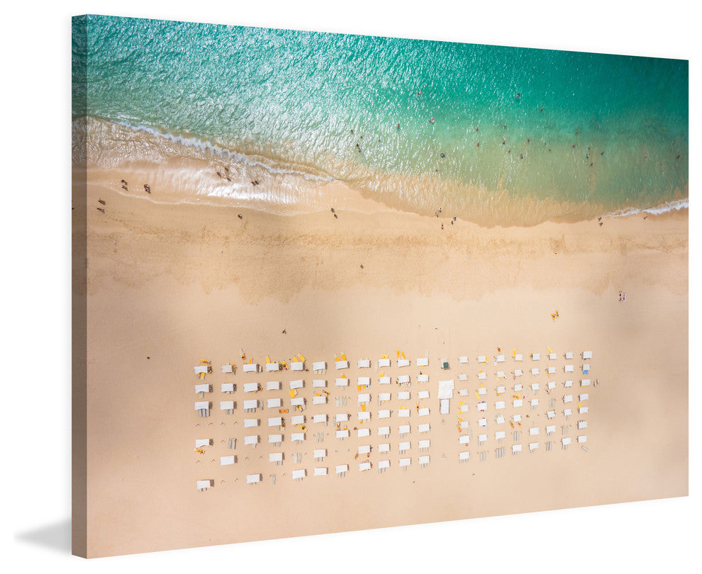 "Beach Goers" Painting Print on Canvas