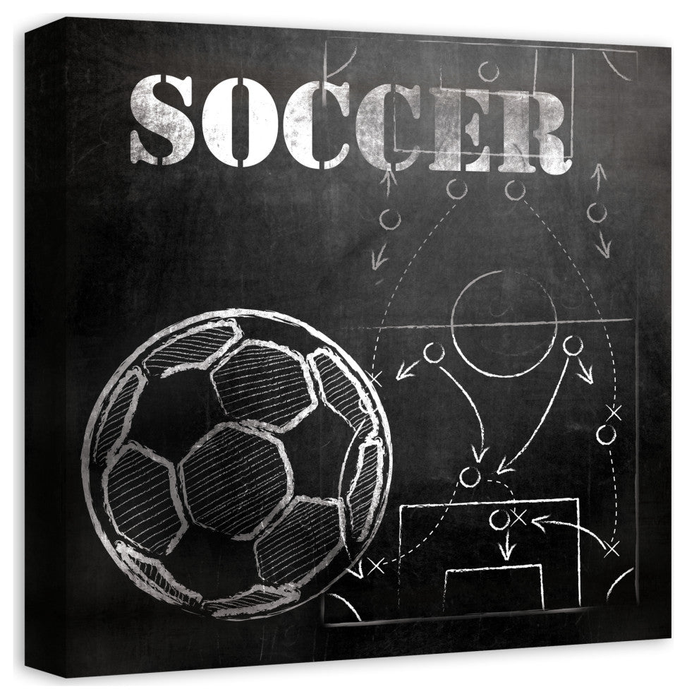 Soccer Plays 16x16 Canvas Wall Art