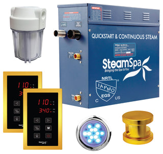 SteamSpa Royal 6 KW QuickStart Acu-Steam Bath Generator Package
