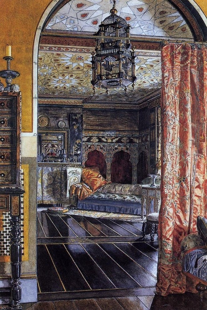Sir Lawrence Alma-Tadema The Drawing Room at Townshend House Wall Decal