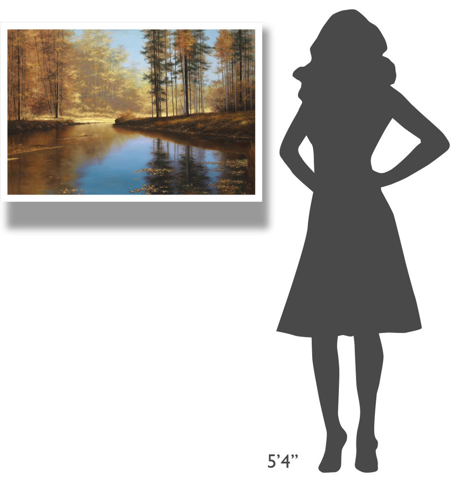 "Autumn Creek" Digital Paper Print by Diane Romanello, 38"x29"