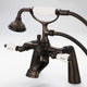 Vintage Classic Deck Mount Tub Faucet With Handshower, Oil Rubbed Bronze Finish