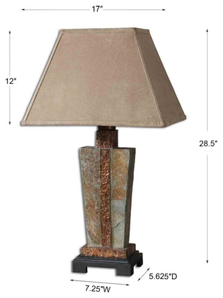 Uttermost Slate Accent Lamp