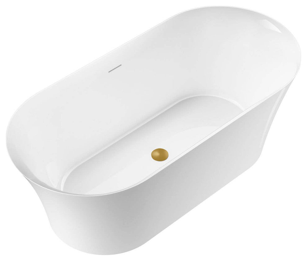 Darby 59 Inch Freestanding Double End Tub
