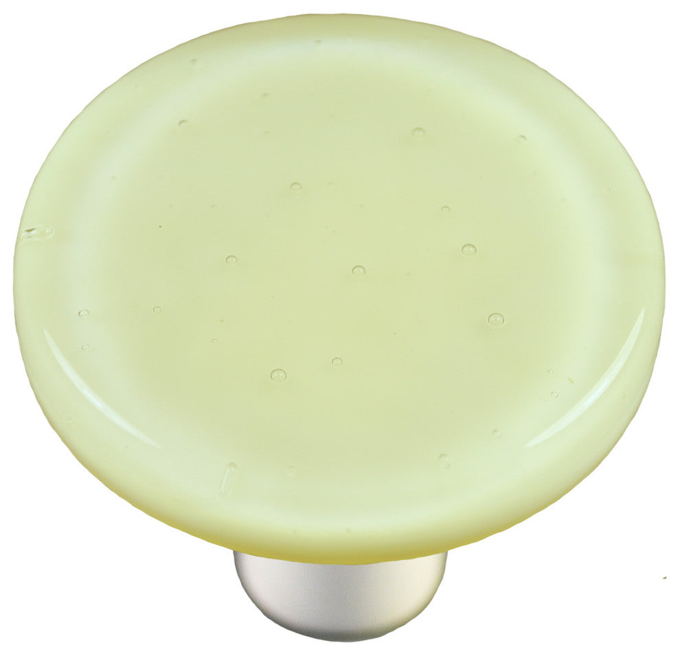 French Vanilla Knob Round, Alum Post