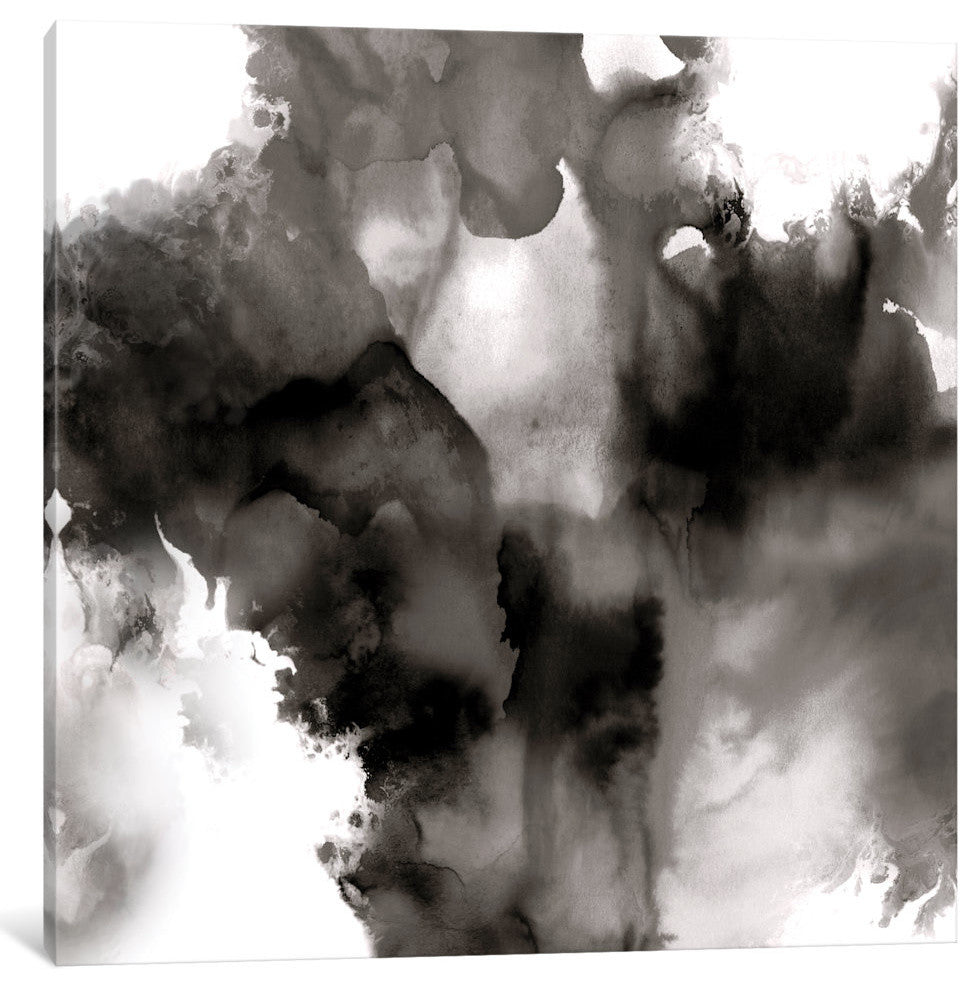 "Derive Noir II" by Daniela Hudson, Canvas Print, 12"x12"