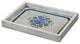 Hand Painted Elmwood Chinese Longevity Motif Tray