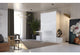 INVENTO Vertical Wall bed With Desk, White