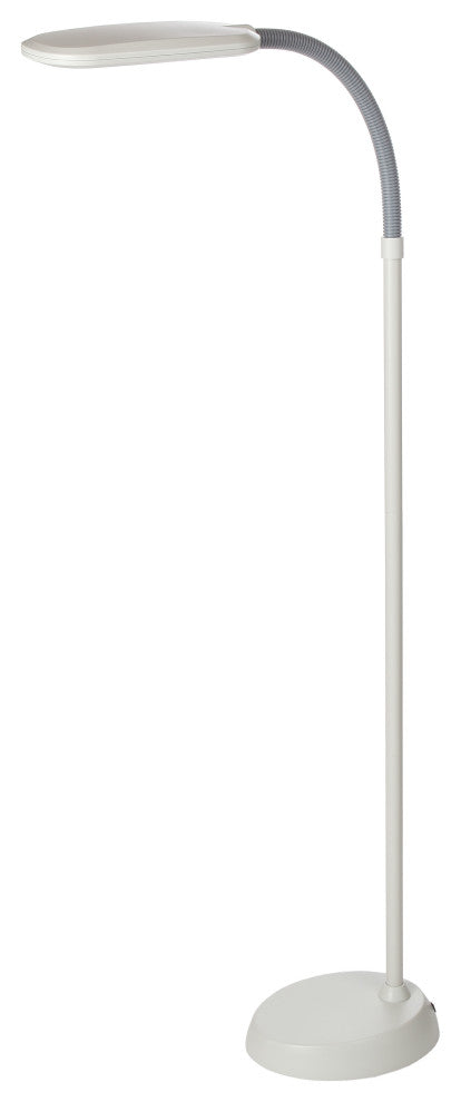 Brightech Litespan LED 2nd Edition Reading Floor Lamp with Cool, Soft & Warm, Al
