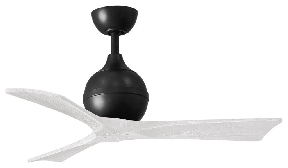 Matthews Fan, Irene-3 Ceiling Fan, 52" Matte Black, Matte White