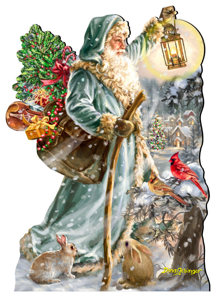 Saint Nicholas Christmas Door Decor