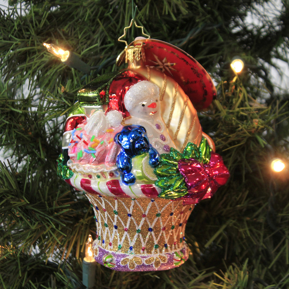 Christopher Radko Company Delicious Delights Tree Ornament Gingerbread Sweets