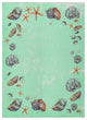 Indoor/Outdoor Seabreeze SZ9 Lagoon Machine Washable 3' x 5' Rug