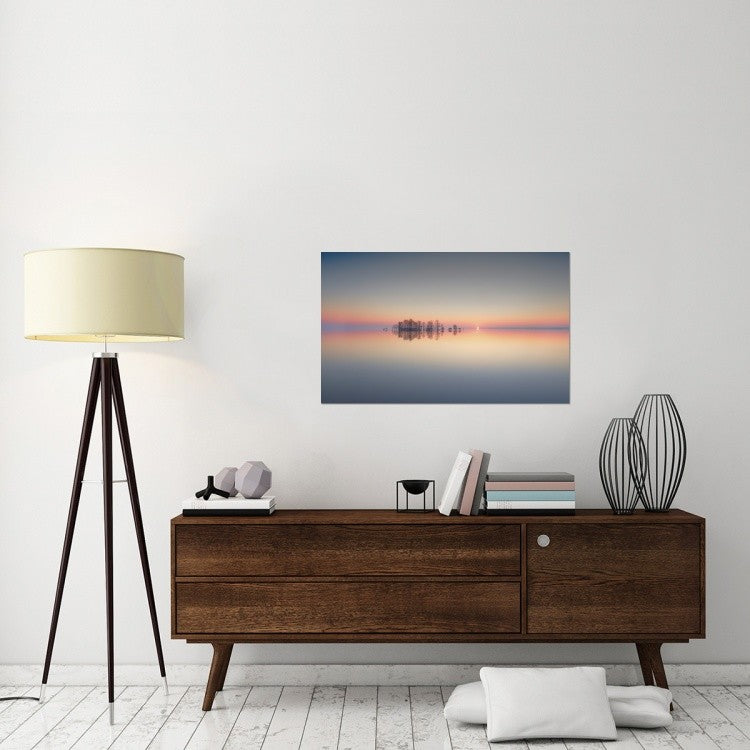 "Dawn At Lake Mattamuskeet" Stretched Canvas Giclee by Liyun Yu, 40x24"