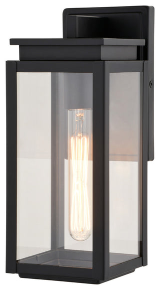 Vaxcel Lighting T0776 Uptown 13" Tall Outdoor Wall Sconce - Matte Black