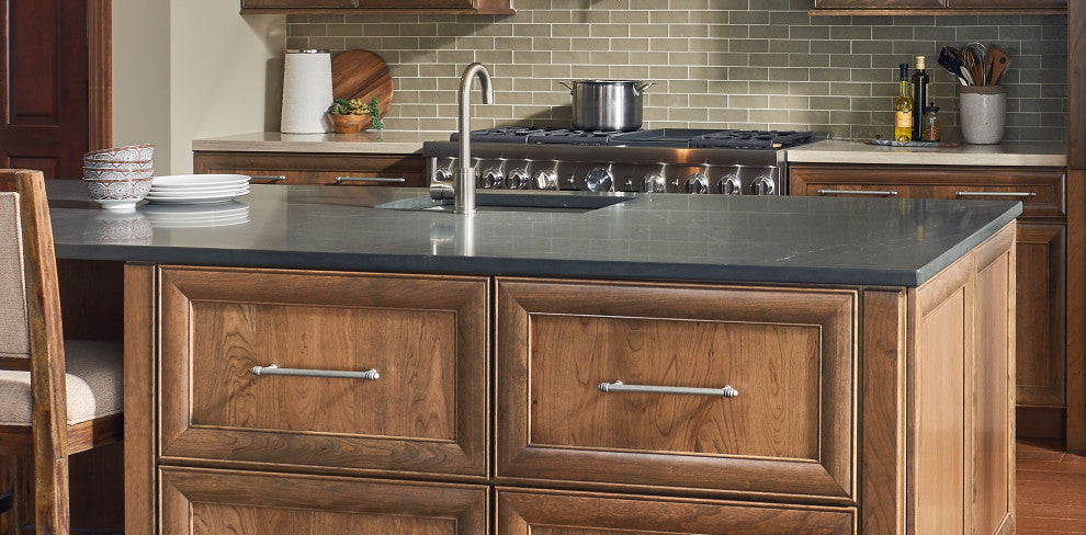 Parma Single Handle Bar Faucet, Stainless Steel