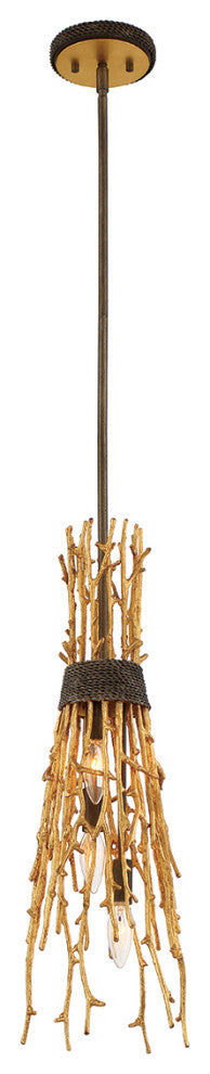 Eurofase 35640-011 3-Light Pendant, Kindling
