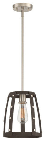 Presidio 1 Ligh Mini-Pendant, Rustique