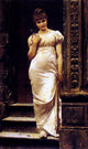 Alfred Seifert A Young Beauty In A Doorway, 18"x27" Wall Decal