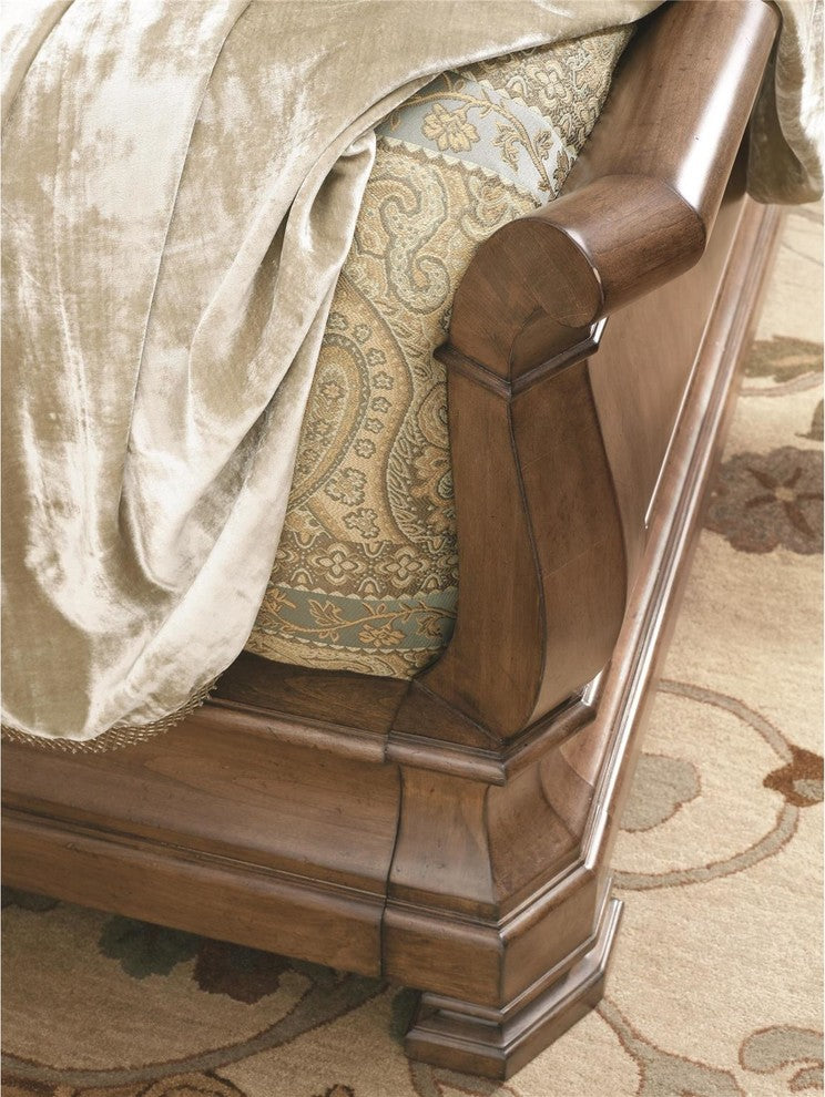 Louie P's Sleigh Bed, California King