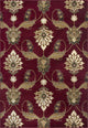 HomeRoots 9' x 13' Polypropylene Red Area Rug