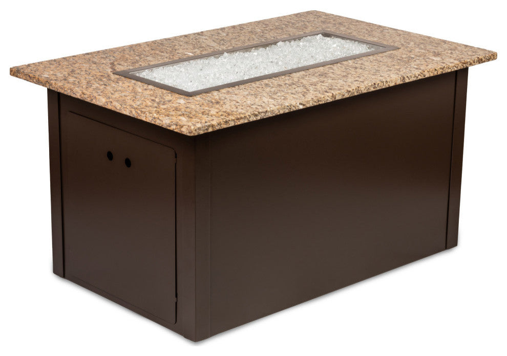 Austin Outdoor Fire Pit Table Granite-Top, Natural Gas