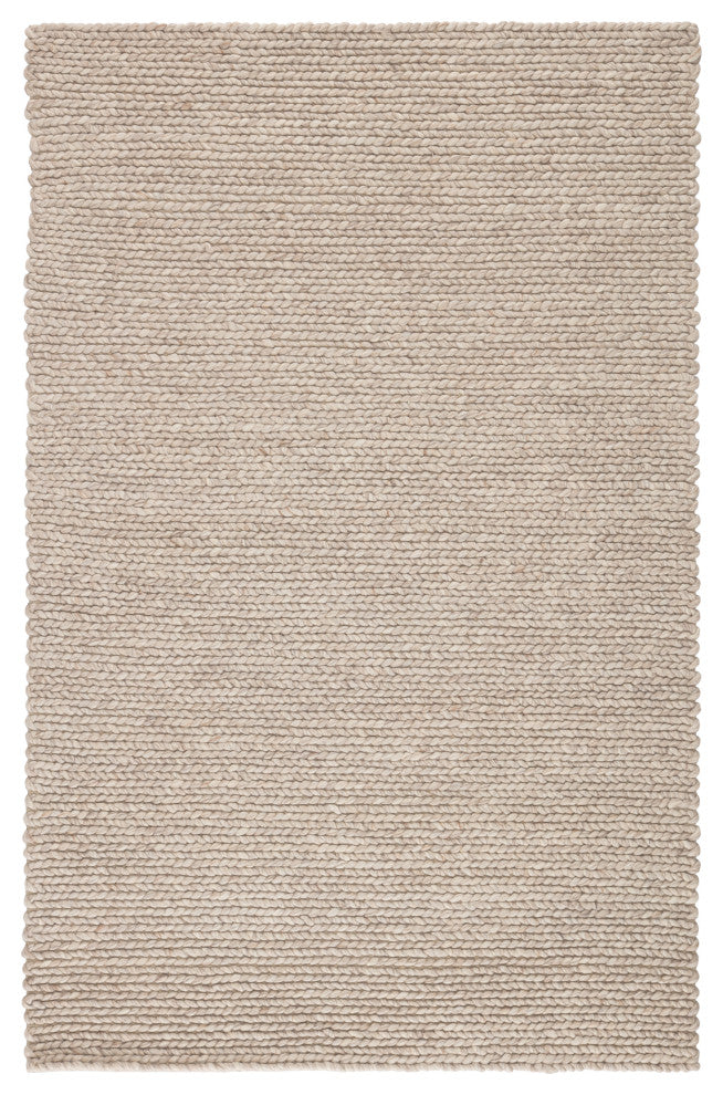 Jaipur Living Braiden Handmade Solid Area Rug, Gray, 8'x10'