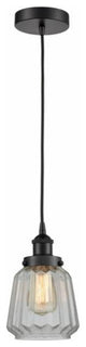 Innovations 616-1PH-BK-G142 1-Light Mini Pendant, Matte Black