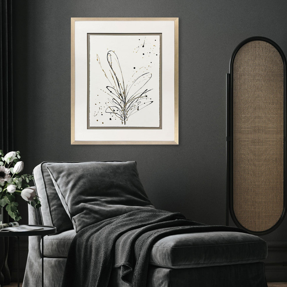 Floral Splash II Framed Art