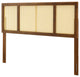 Headboard, King Size, Wood, Brown Walnut, Modern Mid-Century, Bedroom Master