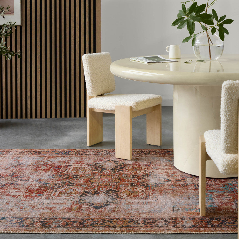 Vibe by Jaipur Living Matias Medallion Rust/Navy Area Rug 8'X10'