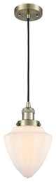 Innovations 201C-AB-G661-7-LED 1 Light Mini Pendant, Antique Brass