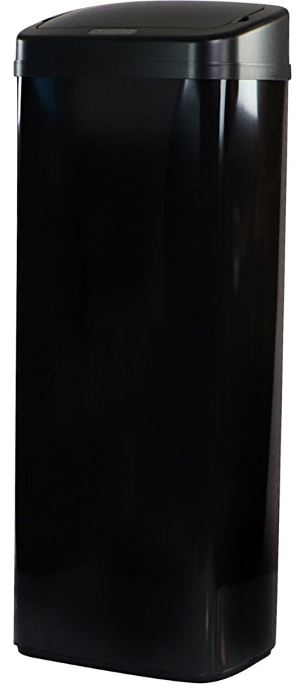 50-Liter / 13.2-Gallon Trash Can With Sensor Lid, Black