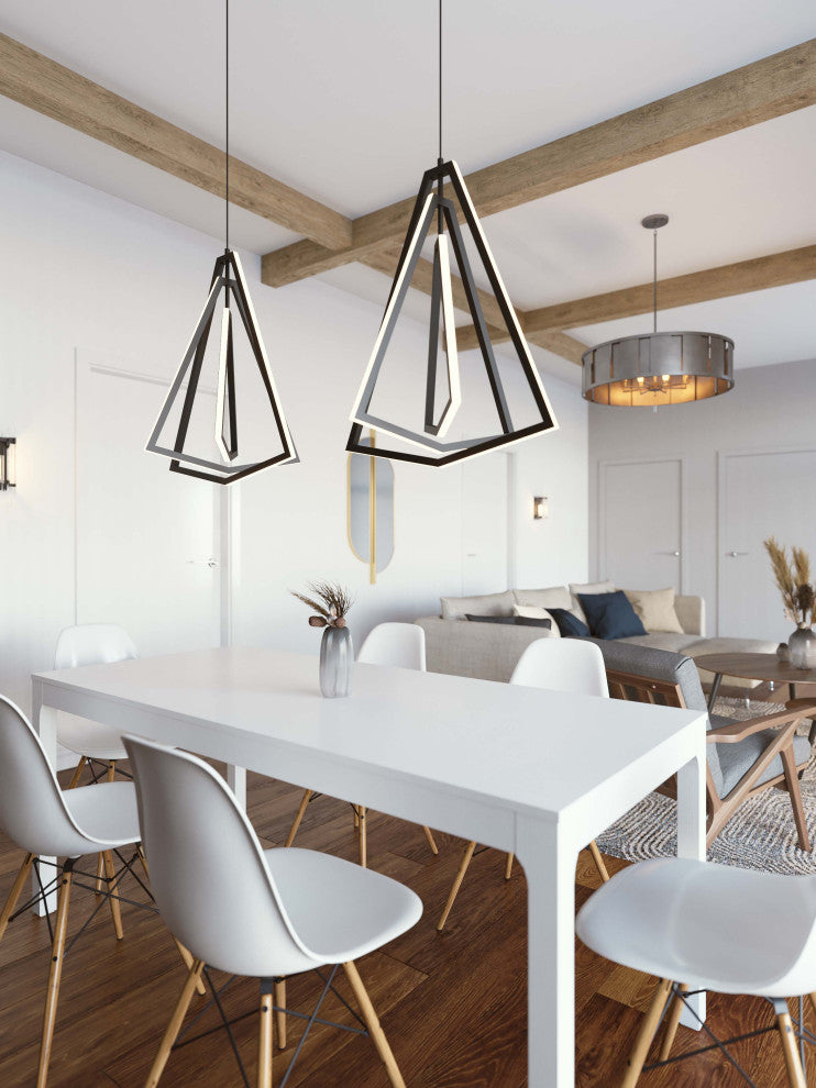 Gianna 15" Pendant, Black