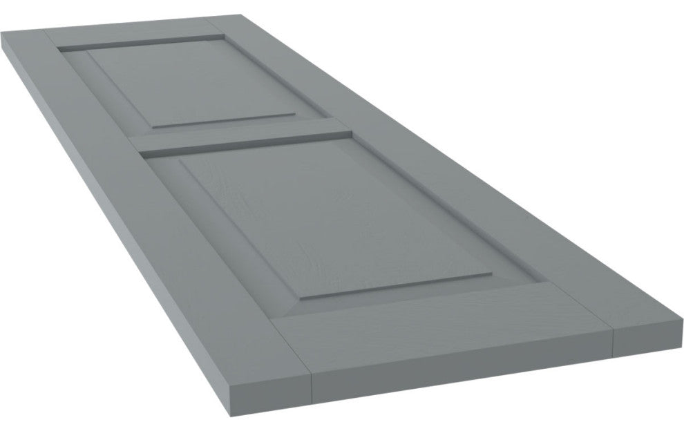 Two Equal Raised Panel Shutters (Per Pair)