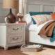 Brookefield 2 Drawer Cotton White Nightstand