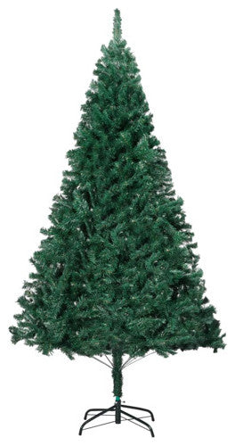 vidaXL Christmas Tree Artificial Tree with Stand and Thick Branches Green PVC