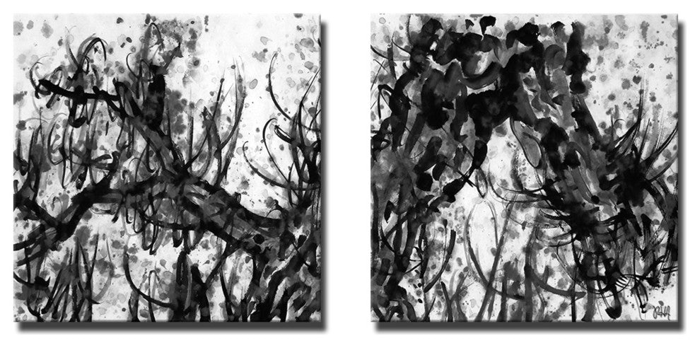 INKD XLVIII Canvas Art, 20"x20" 2-Panels