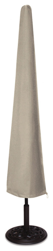 Two Dogs 8ft - 11ft Patio Umbrella Cover with Rod - Khaki (6/cs)