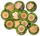 Flagship Carpets VA1005-S12FS 16" Set Of 12 Forest Floor Seating Educational Rug