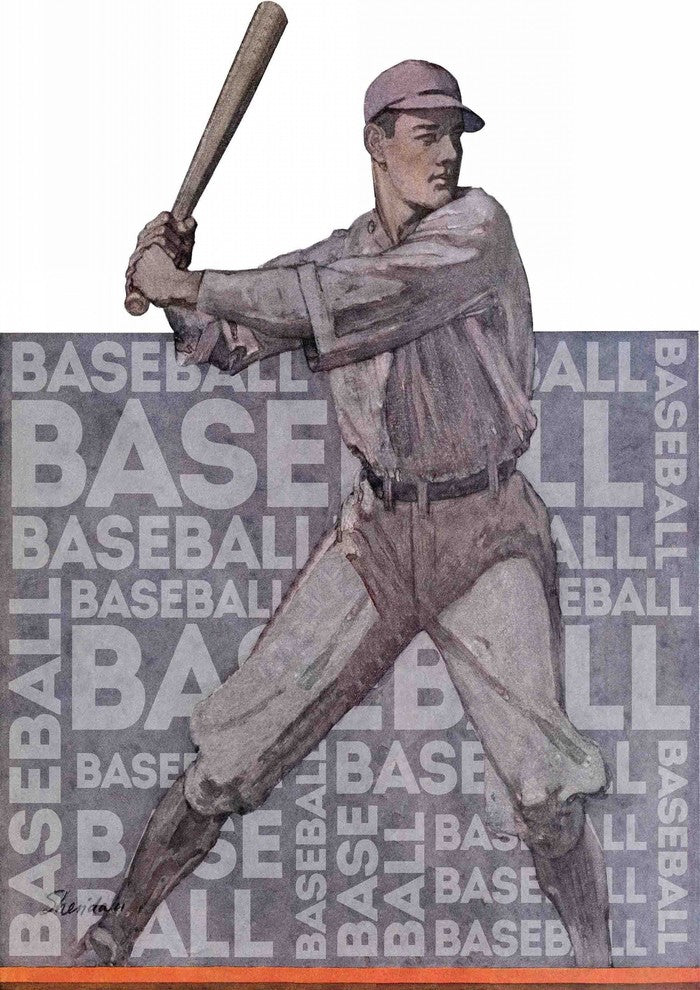 "Shadow Batter Alternative Version" Painting on Canvas by John E Sheridan